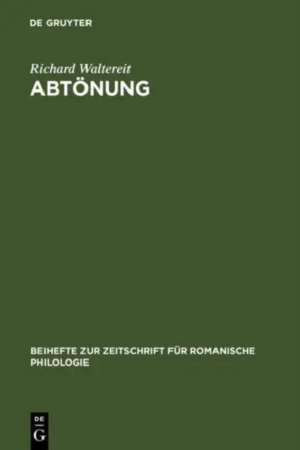 Abtönung (English, Richard Waltereit)