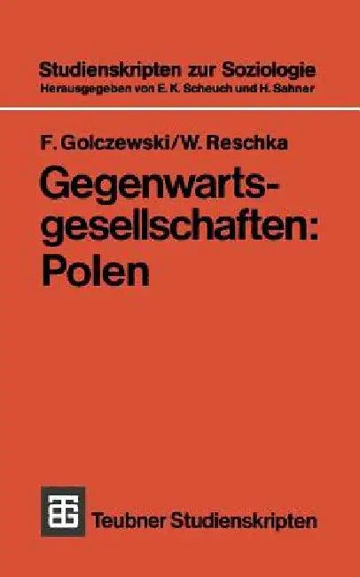 Gegenwartsgesellschaften (English, F. Golczewski | W. Reschka)