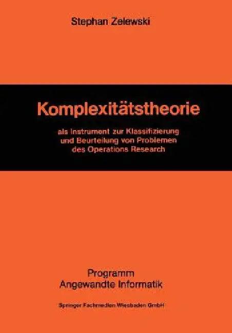 Komplexitätstheorie (English, Stephan Zelewski)