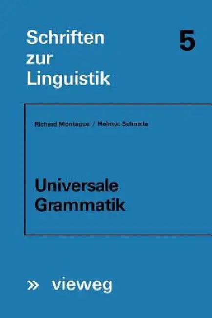 Universale Grammatik (English, Richard Montague)