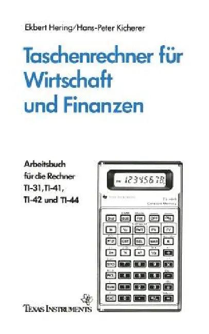 Taschenrechner Für Wirtschaft Und Finanzen (English, Ekbert Hering)