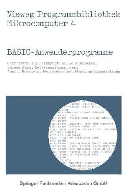 Basic-Anwenderprogramme (English, Peter Frahm | Werner Hürlimann | Helmut Richter)