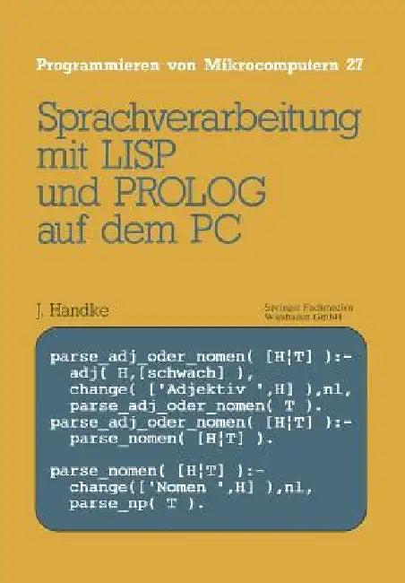 Sprachverarbeitung (English, Jürgen Handke)