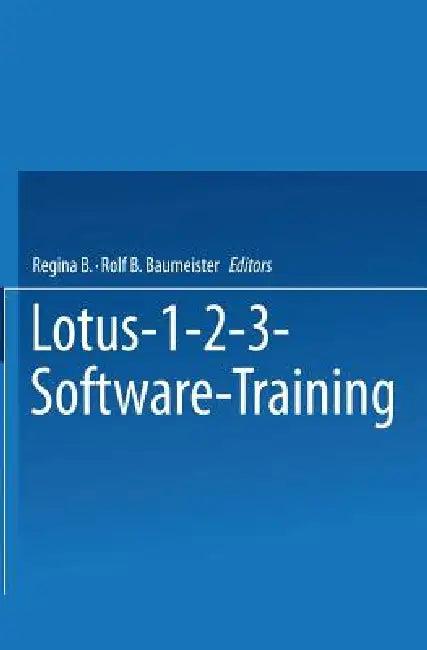Lotus 1-2-3 Software Training (English, Detlef Krusekopf)