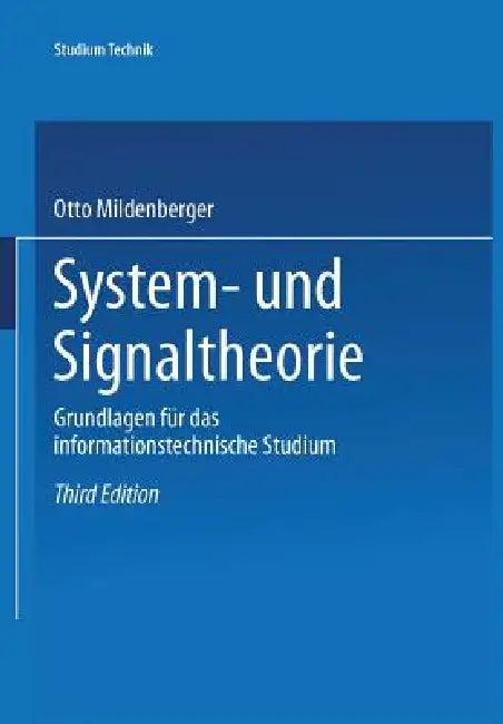 System- Und Signaltheorie (English, Otto Mildenberger)