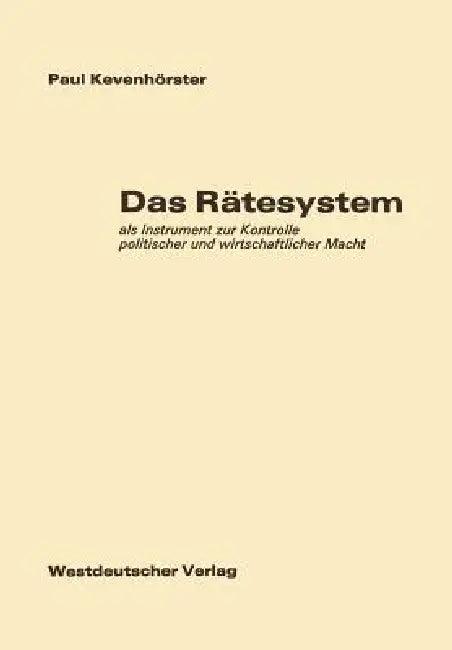 Das Rätesystem (English, Paul Kevenhörster)