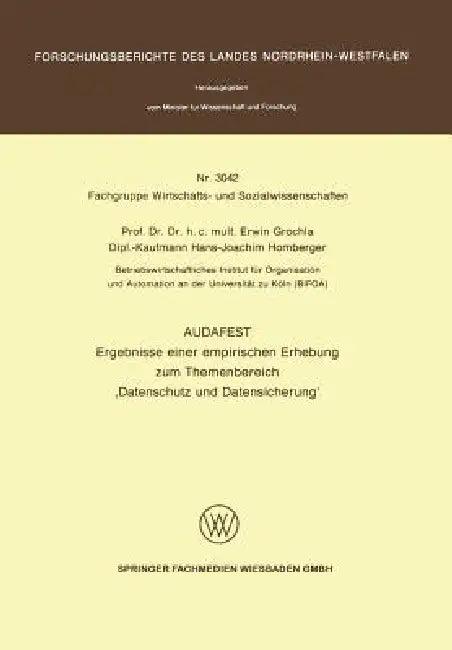 Audafest (English, Erwin Grochla)