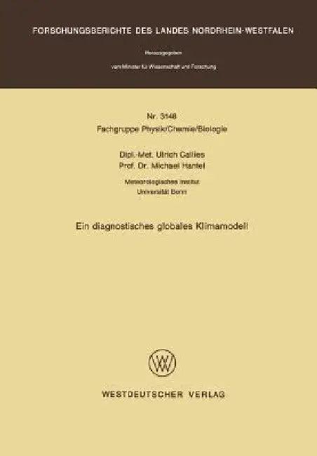 Ein Diagnostisches Globales Klimamodell (English, Ulrich Callies)