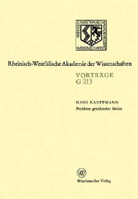 Geisteswissenschaften (English, Hans Kauffmann)