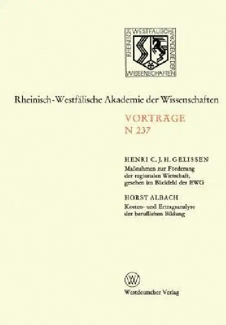 Natur-, Ingenieur- Und Wirtschaftswissenschaften (English, Henri C. J. H. Gelissen)