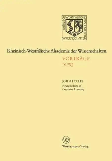 Neurobiology of Cognitive Learning (English, John C. Eccles)
