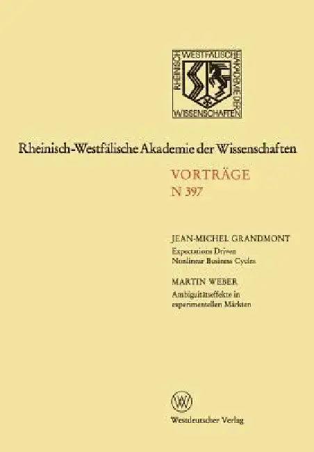 Rheinisch-Westfälische Akademie Der Wissenschaften (English, Jean-Michel Grandmont)