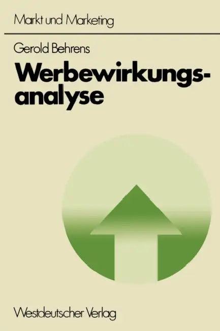 Werbewirkungsanalyse (English, Gerold Behrens)