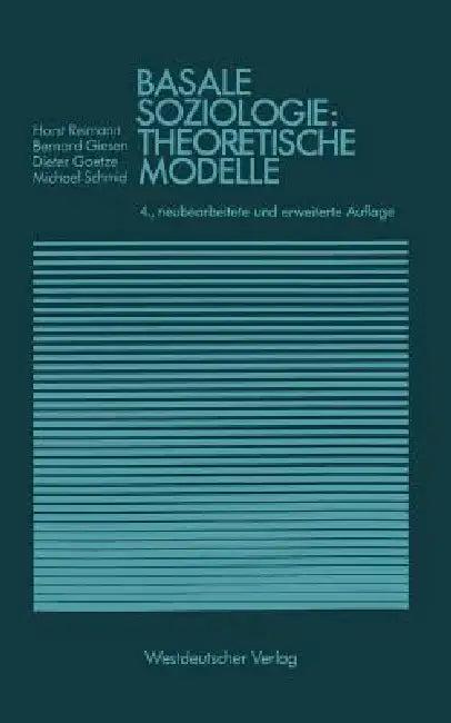 Basale Soziologie (English, Horst Reimann | Bernhard Giesen | Dieter Goetze)