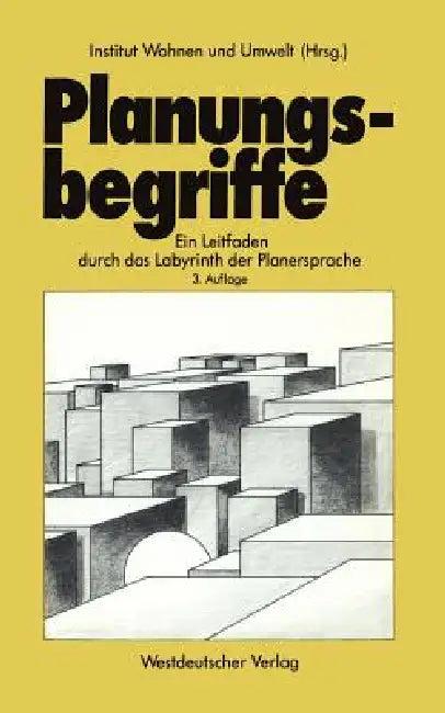 Planungsbegriffe (English, Inst Wohnen Und Umwelt)