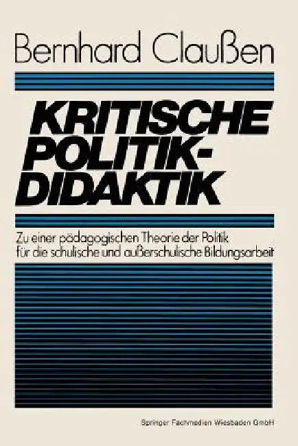 Kritische Politikdidaktik (English, Bernhard Claußen)