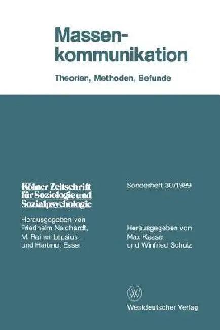 Massenkommunikation (English, Max Kaase)