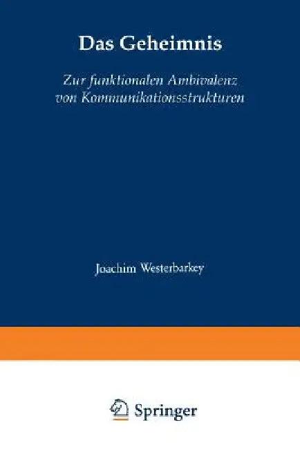 Das Geheimnis (English, Joachim Westerbarkey)