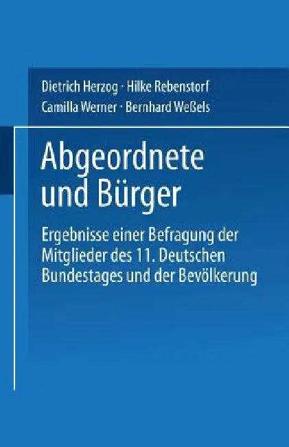 Abgeordnete Und Bürger (English, Dietrich Herzog | Dietrich Herzog)