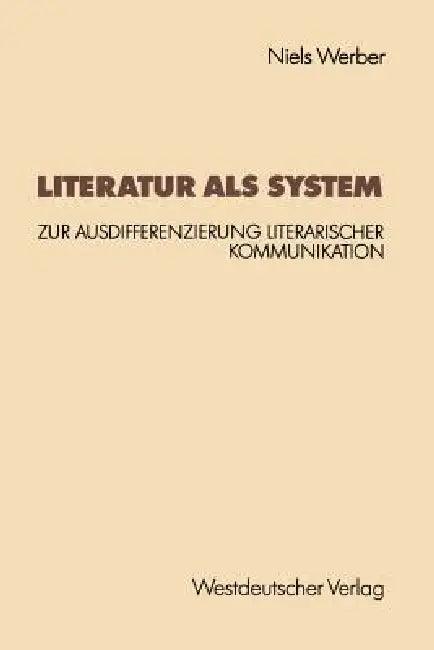 Literatur ALS System (English, Niels Werber)