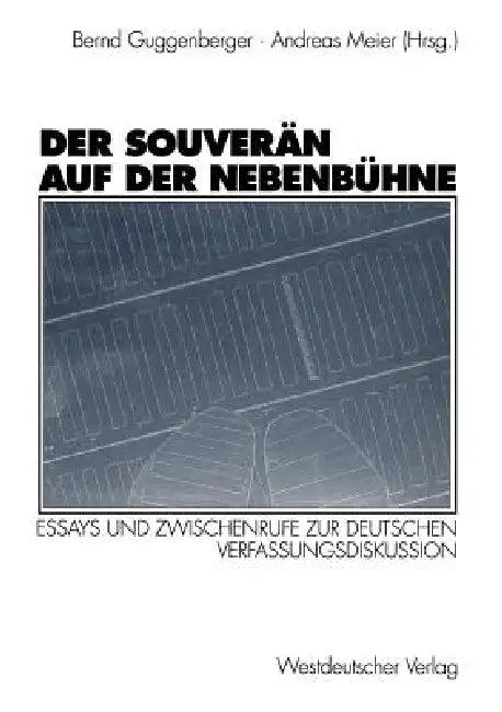 Der Souverän Auf Der Nebenbühne (English, Bernd Guggenberger | Andreas Meier)