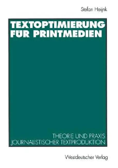 Textoptimierung Für Printmedien (English, Stefan Heijnk)