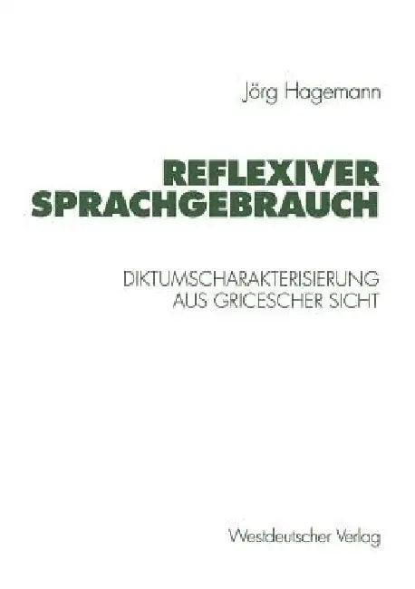 Reflexiver Sprachgebrauch (English, Jörg Hagemann)