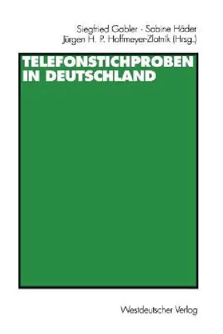 Telefonstichproben in Deutschland (English, Siegfried Gabler | Sabine Häder | Jürgen H. P. Hoffmeyer-Zlotnik)