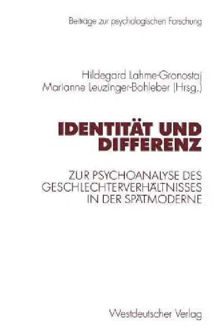 Identität Und Differenz (English, Hildegard Lahme-Gronostaj | Marianne Leuzinger-Bohleber)