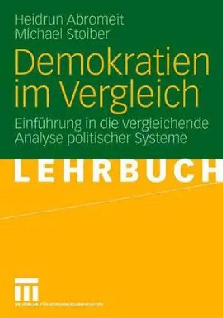 Demokratien Im Vergleich (English, Heidrun Abromeit | Michael Stoiber)