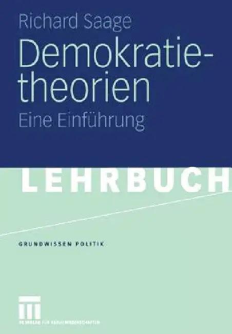 Demokratietheorien (English, Richard Saage)