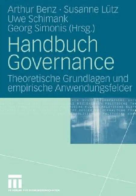 Handbuch Governance (English, Arthur Benz | Susanne Lütz | Uwe Schimank)