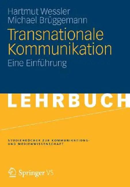 Transnationale Kommunikation (English, Hartmut Wessler | Michael Brüggemann)