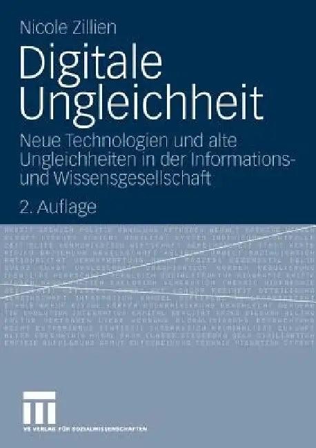 Digitale Ungleichheit (English, Nicole Zillien)