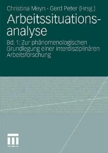 Arbeitssituationsanalyse (English, Christina Meyn | Gerd Peter)