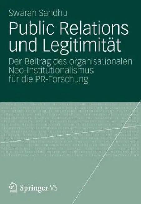 Public Relations Und Legitimität (English, Swaran Sandhu)