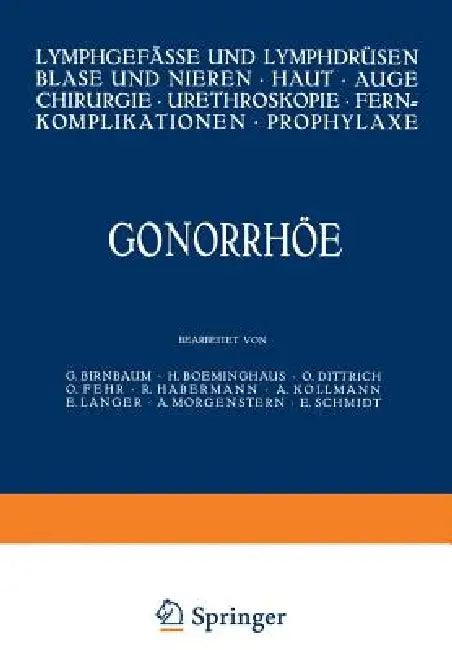 Gonorrhöe (English, G. Birnbaum | H. Boeminghaus | O. Dittrich)