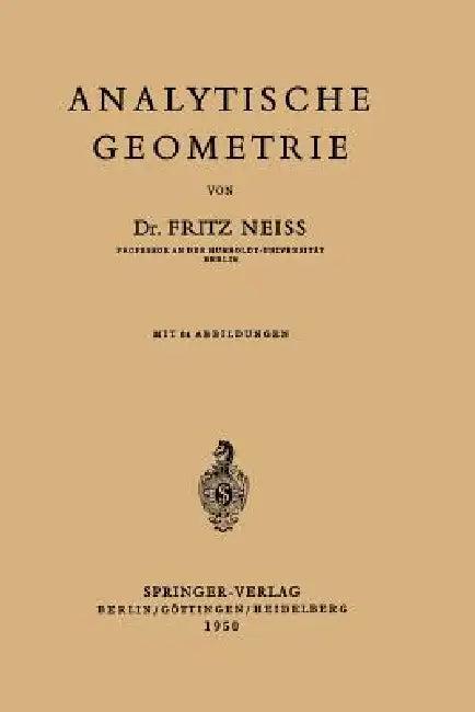 Analytische Geometrie (English, F. Neiss)
