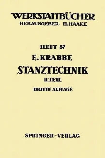 Stanztechnik (English, E. Krabbe)