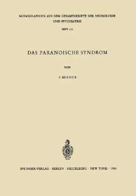 Das Paranoische Syndrom (English, Peter Berner)