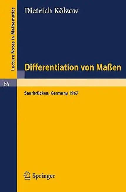 Differentiation Von Maßen (English, Dietrich Kölzow)