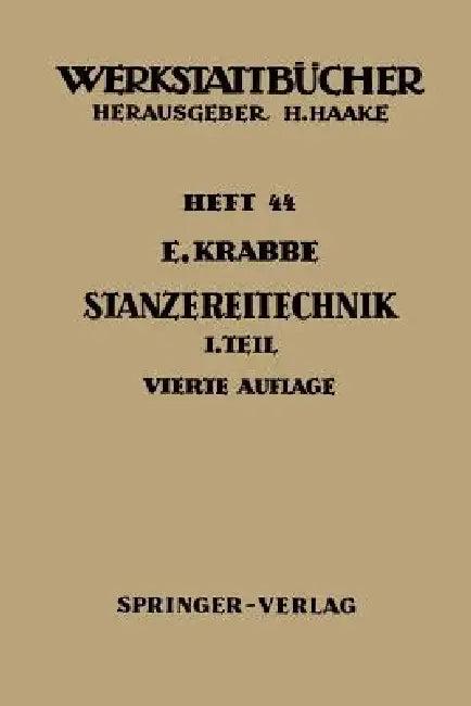 Stanzereitechnik (English, E. Krabbe)