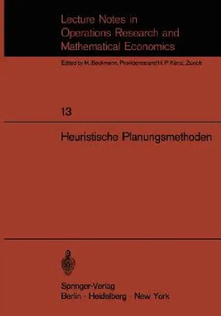 Heuristische Planungsmethoden (English, F. Weinberg | C. a. Zehnder)