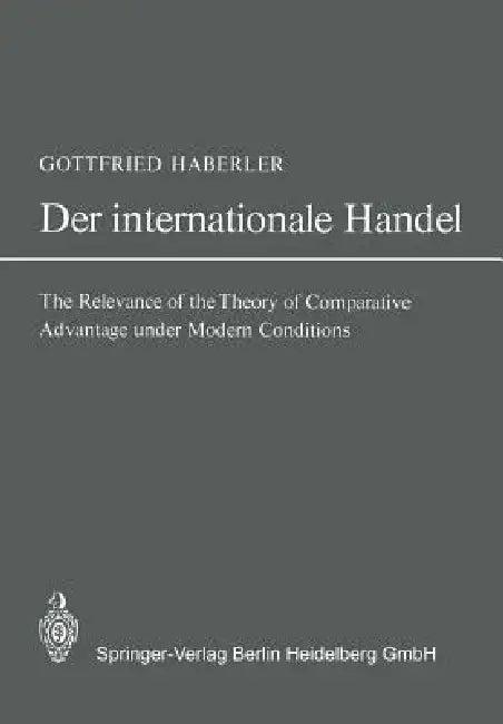 Der Internationale Handel (English, Gottfried Haberler)