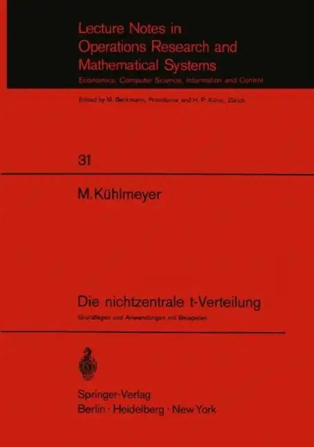 Die Nichtzentrale T-Verteilung (English, Martin Kühlmeyer)