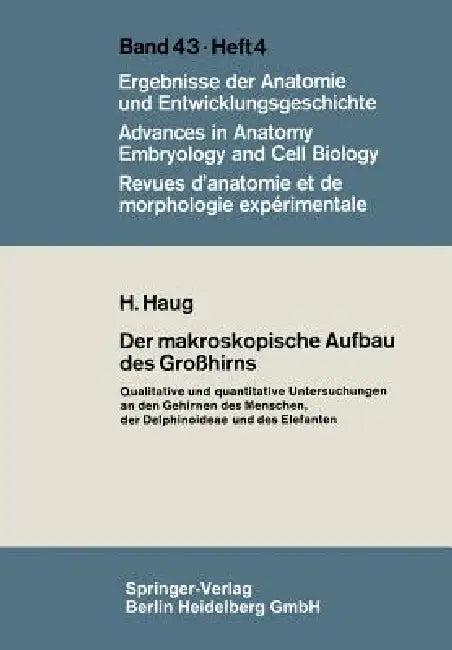 Der Makroskopische Aufbau Des Großhirns (English, H. Haug)