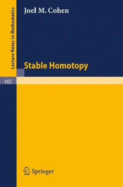 Stable Homotopy (English, Joel M. Cohen)