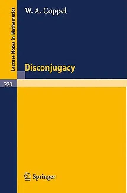 Disconjugacy (English, W. A. Coppel)