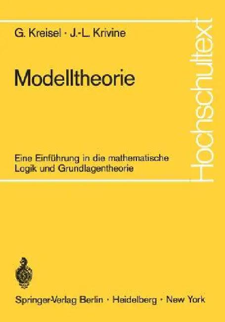 Modelltheorie (English, Georg Kreisel | Joachim Jung | Jean-Louis Krivine)