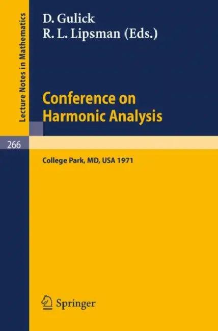 Conference on Harmonic Analysis (English, D. Gulick | R. L. Lipsman)